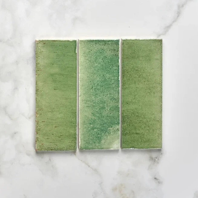 Pottery, Kale Green Brick, £88.80/ M2 Decorative Tiles Green Tile Porcelain Decorative Tiles Ca Pietra