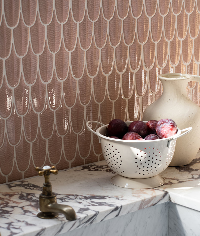 Preen Porcelain Mosaic Blush 30.5cm Sample