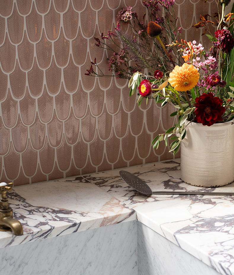 Preen Porcelain Mosaic Blush 30.5cm