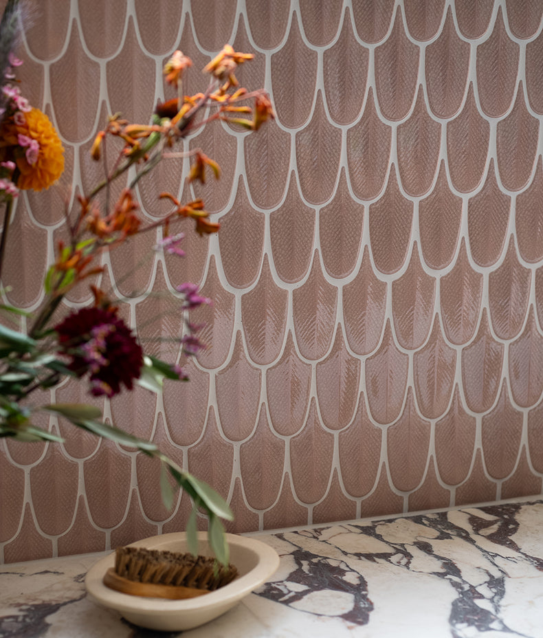 Preen Porcelain Mosaic Blush 30.5cm Sample