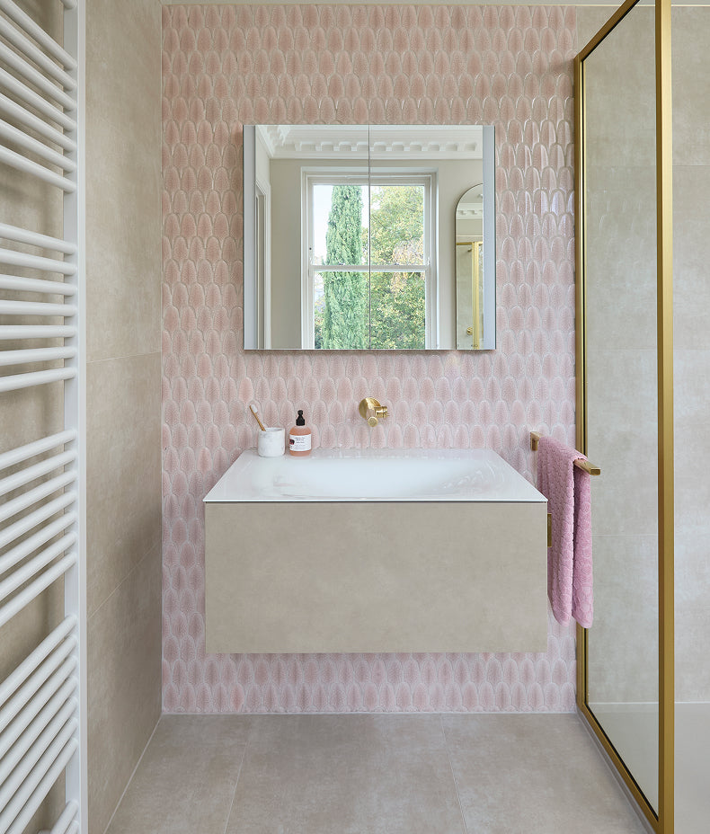 Preen Porcelain Mosaic Blush 30.5cm Sample