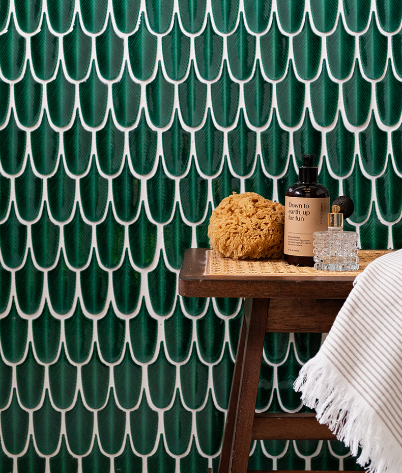 Preen Porcelain Mosaic Emerald 30.5cm