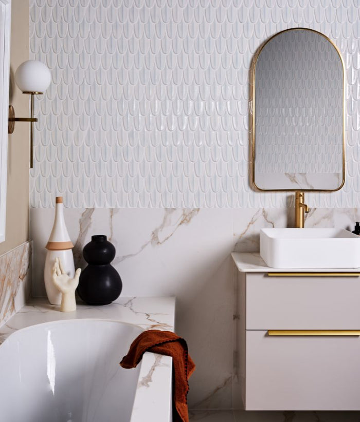 Preen Porcelain Mosaic White 30.5cm