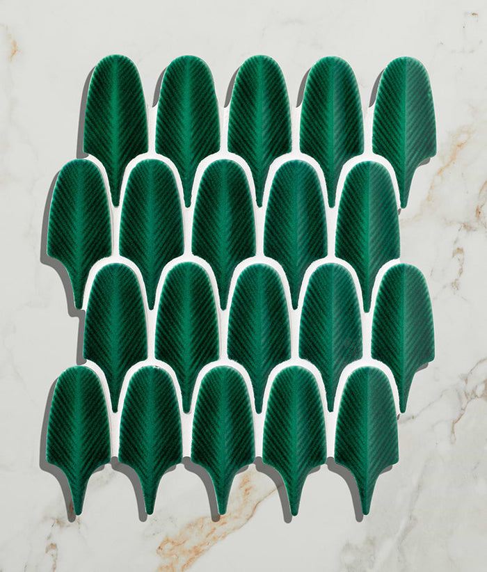 Preen Porcelain Mosaic Emerald 30.5cm