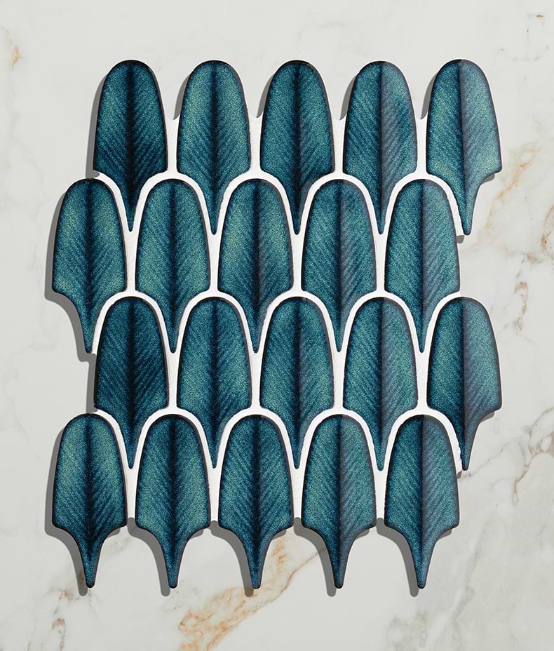 Preen Porcelain Mosaic Verdigris 30.5cm