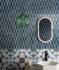 Preen Porcelain Mosaic Verdigris 30.5cm Sample
