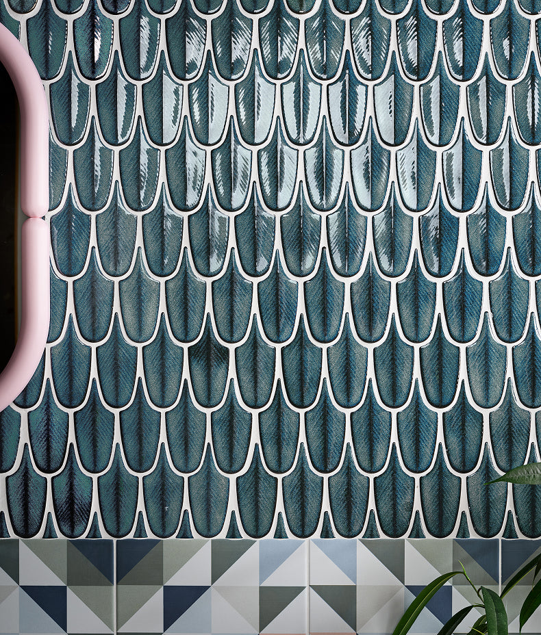 Preen Porcelain Mosaic Verdigris 30.5cm
