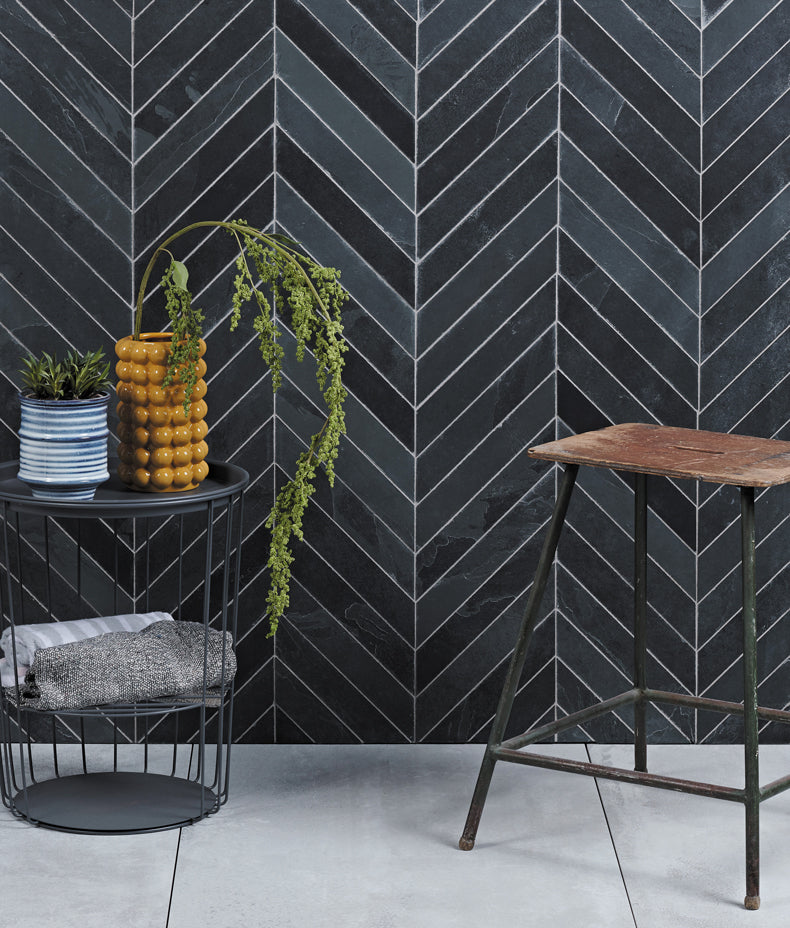 Metropolitan Slate Chevron Riven Finish 5cm