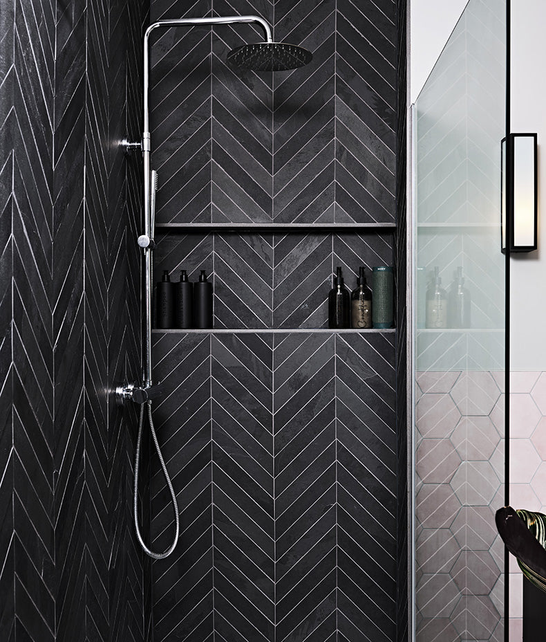 Metropolitan Slate Chevron Riven Finish 5cm