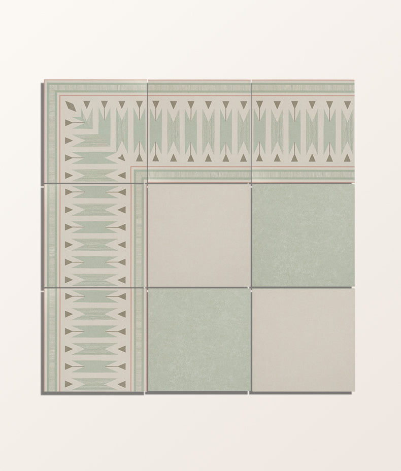 Aventuras Ziggy Corner Olive Porcelain 15x15cm