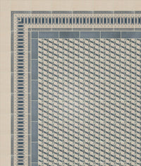 Aventuras Ziggy Border Blue Porcelain 15x15cm Sample