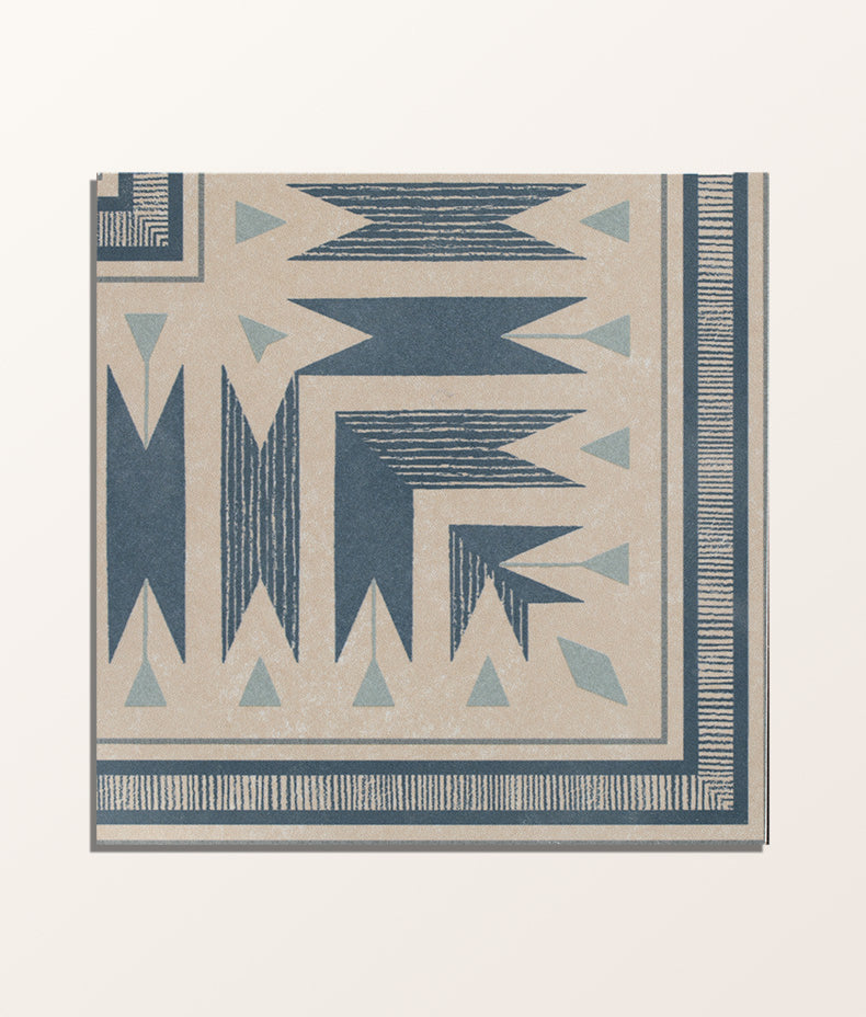 Aventuras Ziggy Corner Blue Porcelain 15x15cm Sample