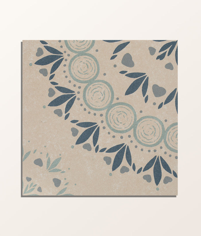 Aventuras Palma Blue Porcelain 15x15cm Sample