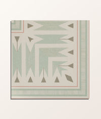 Aventuras Ziggy Corner Olive Porcelain 15x15cm