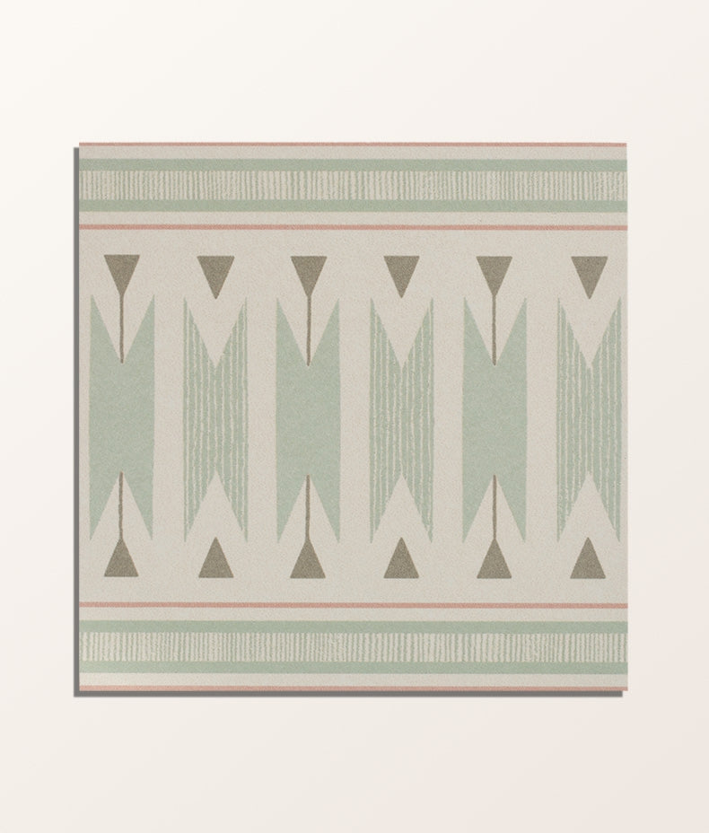 Aventuras Ziggy Border Olive Porcelain 15x15cm