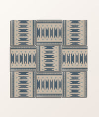 Aventuras Ziggy Border Blue Porcelain 15x15cm Sample