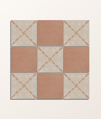 Aventuras Porto Terracotta Porcelain 15x15cm