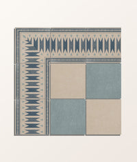 Aventuras Blue Field Porcelain 15x15cm
