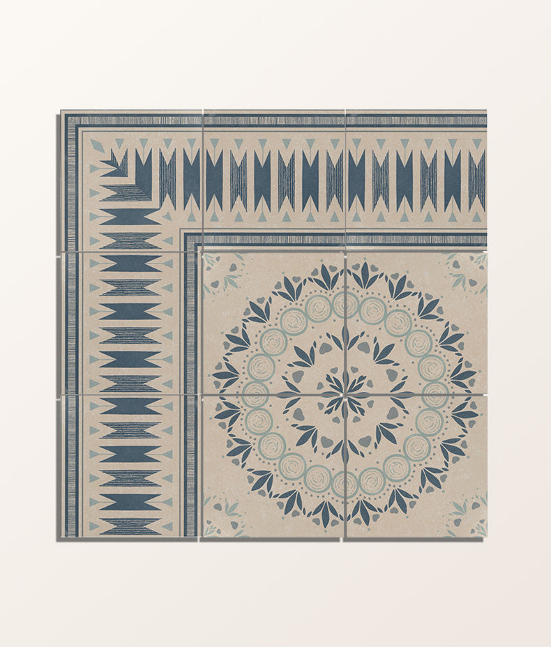 Aventuras Palma Blue Porcelain 15x15cm Sample