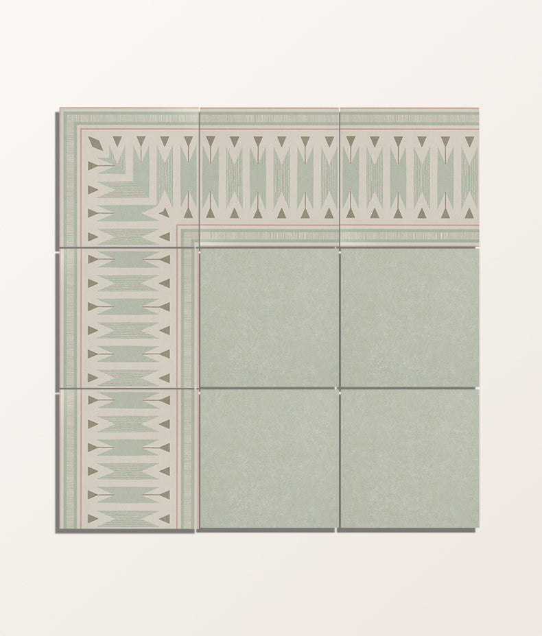 Aventuras Ziggy Corner Olive Porcelain 15x15cm