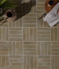 Reform Composite Stone Tumbled Khaki 6x25cm Sample