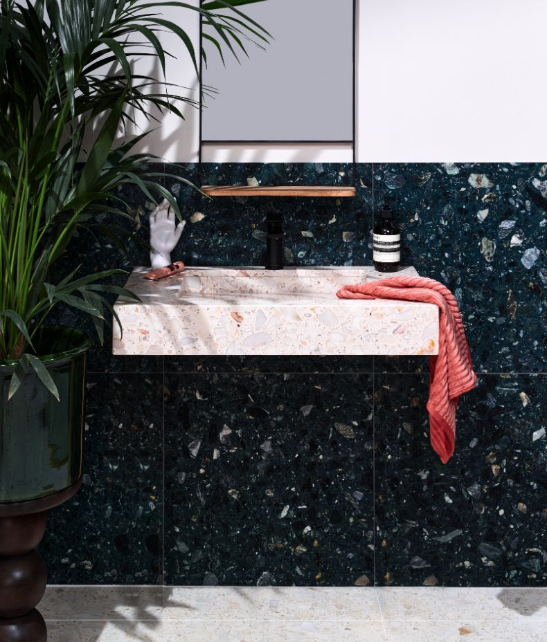 Rialto Terrazzo Foscari Honed 60cm