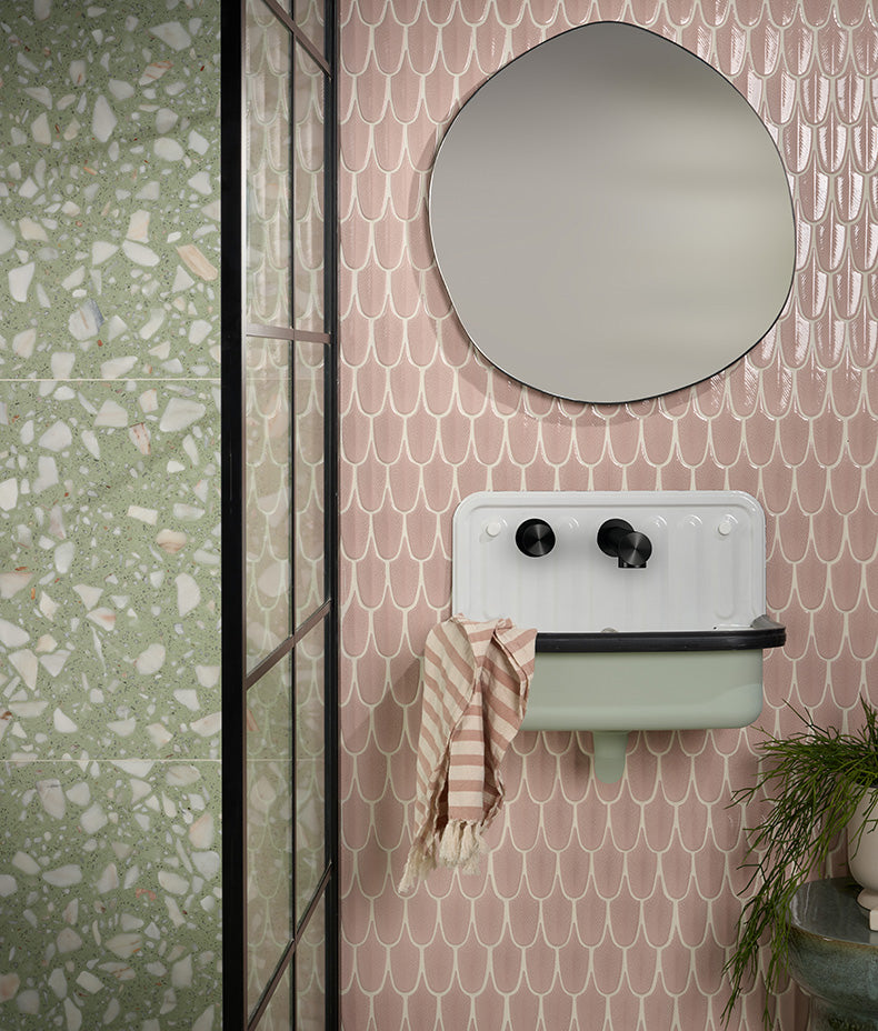 Preen Porcelain Mosaic Blush 30.5cm Sample