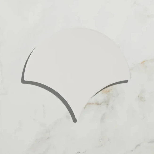 Riverland's Scales Decorative, Chalk Stream, £198.13/ M2 Decorative Tiles White Tile Ca Pietra