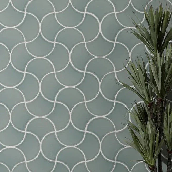 Riverland's Scales Decorative, Heron, £198.13/ M2 sample Sample Ca Pietra Sample