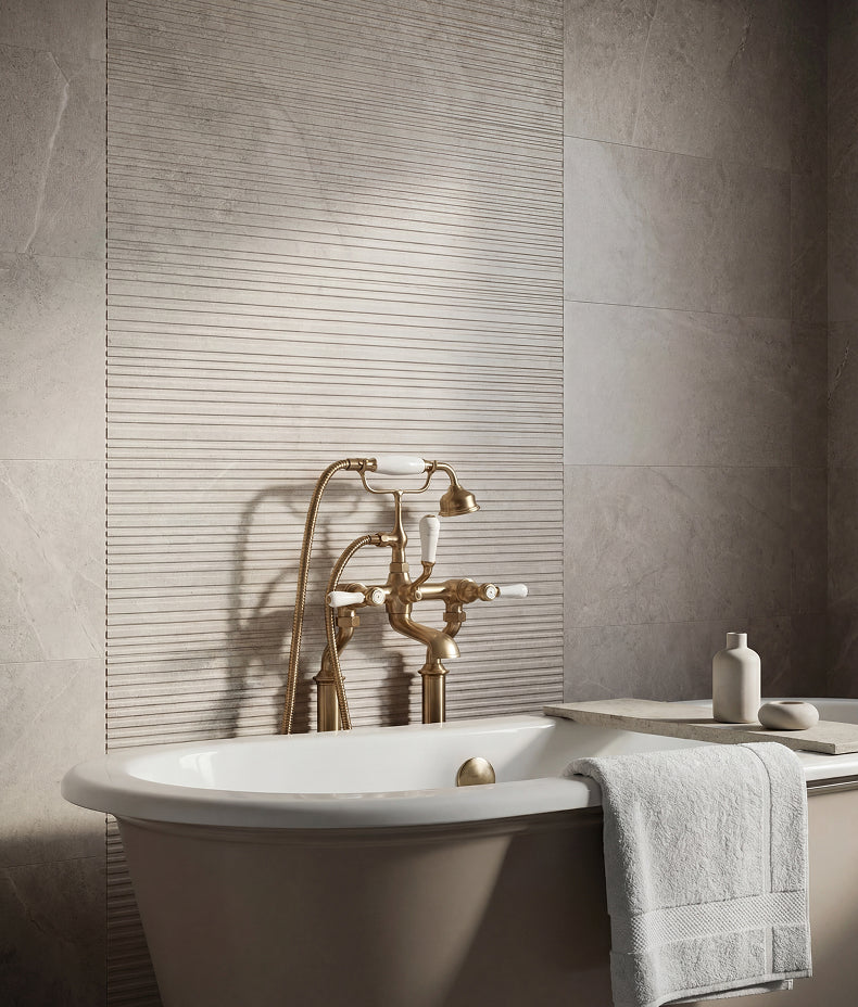 Riverside Wall Ceramic Linear Perla 30cm