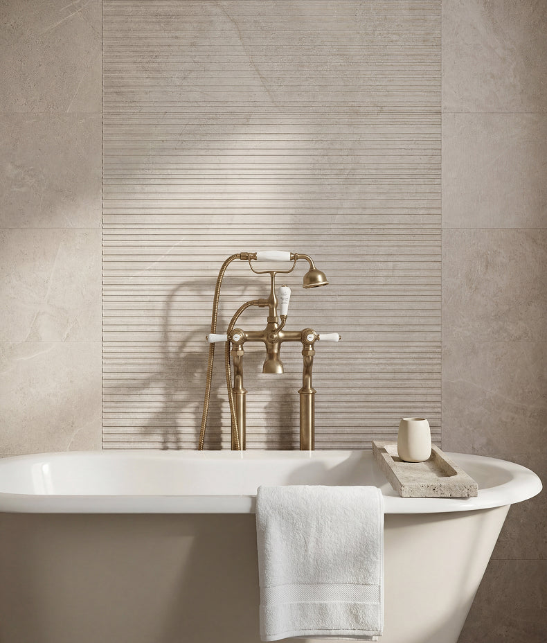 Riverside Wall Ceramic Linear Perla 30cm Sample