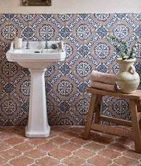Ca Pietra Marlborough Terracotta Arabesque 20cm