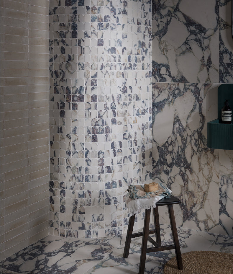 Savoy Novo Porcelain Matt Arch Mosaic 29.5x30.5cm