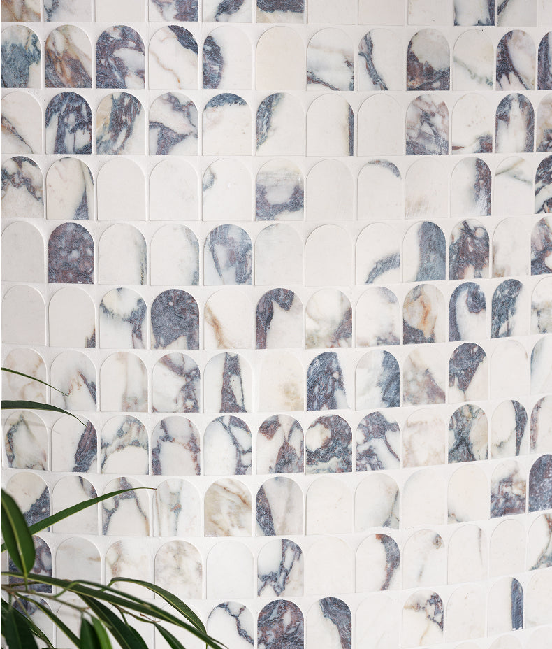 Savoy Novo Porcelain Matt Arch Mosaic 29.5x30.5cm