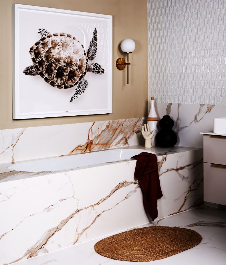 Sculpture Grande Porcelain Calacatta Maximus 100cm