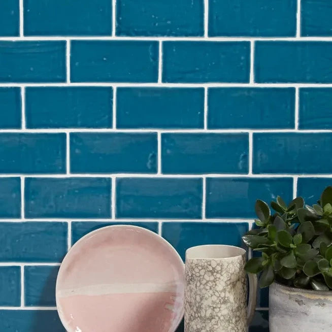 Seaton, Deep Sea Crackle, £106.67/ M2 Blue Tile Decorative Tiles Ca Pietra