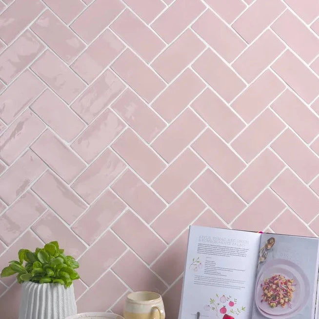 Seaton, Pink Sands, £106.67/ M2 Decorative Tiles Pink Tile Ca Pietra