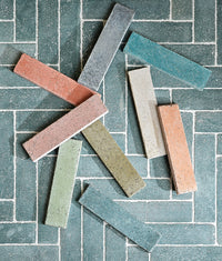 Reform Composite Stone Tumbled Salmon Pink 25x25cm Sample
