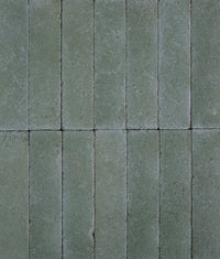 Reform Composite Stone Tumbled Leaf Green 6x25cm Sample