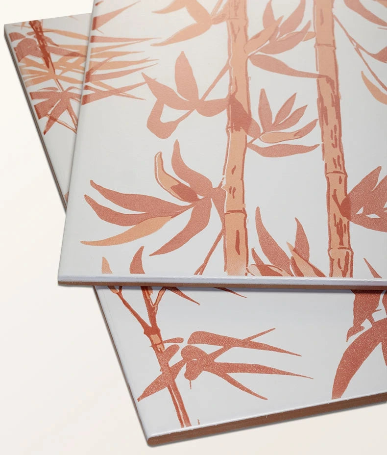 Silk Screen Ceramic Lantau Bamboo Incardine 33.3x55cm