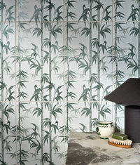 Silk Screen Ceramic Lantau Bamboo Smoke Green 33.3x55cm
