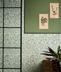 Silk Screen Ceramic Willow Cottage Spring Leaf 33.3x55cm