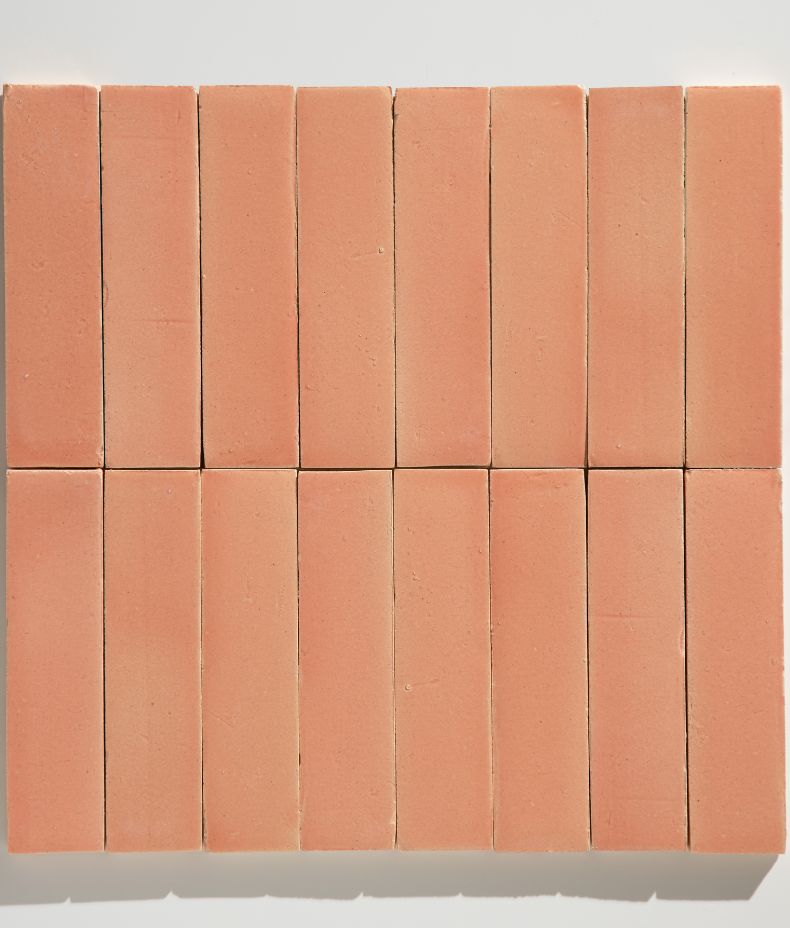 Stone Glaze Ceramic Blossom Gloss Brick 5x20cm Sample