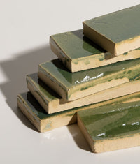 Stone Glaze Ceramic British Green Gloss Brick 5x20cm