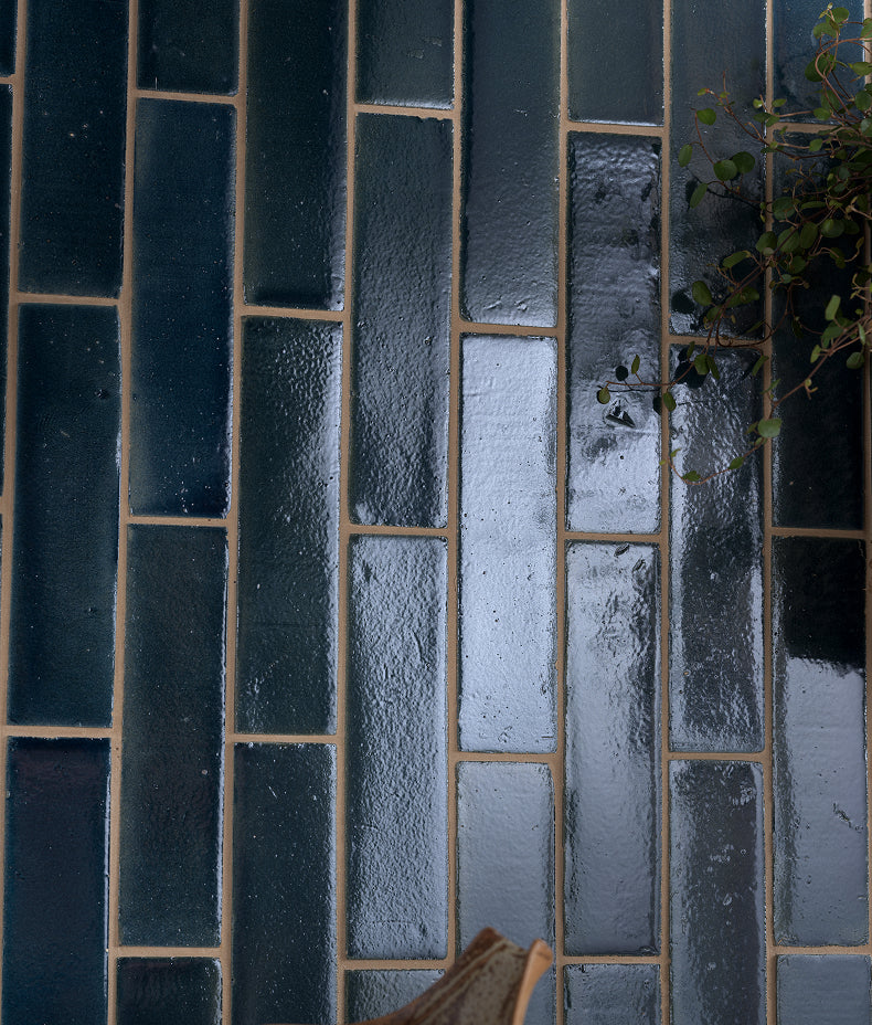 Stone Glaze Ceramic Atlantic Gloss 5x20cm Sample