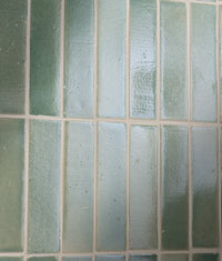 Stone Glaze Ceramic Menthol Gloss Brick 5x20cm