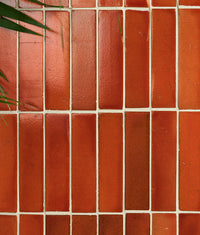 Stone Glaze Ceramic Imperial Red Gloss Brick 5x20cm Sample