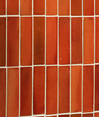 Stone Glaze Ceramic Imperial Red Gloss Brick 5x20cm Sample