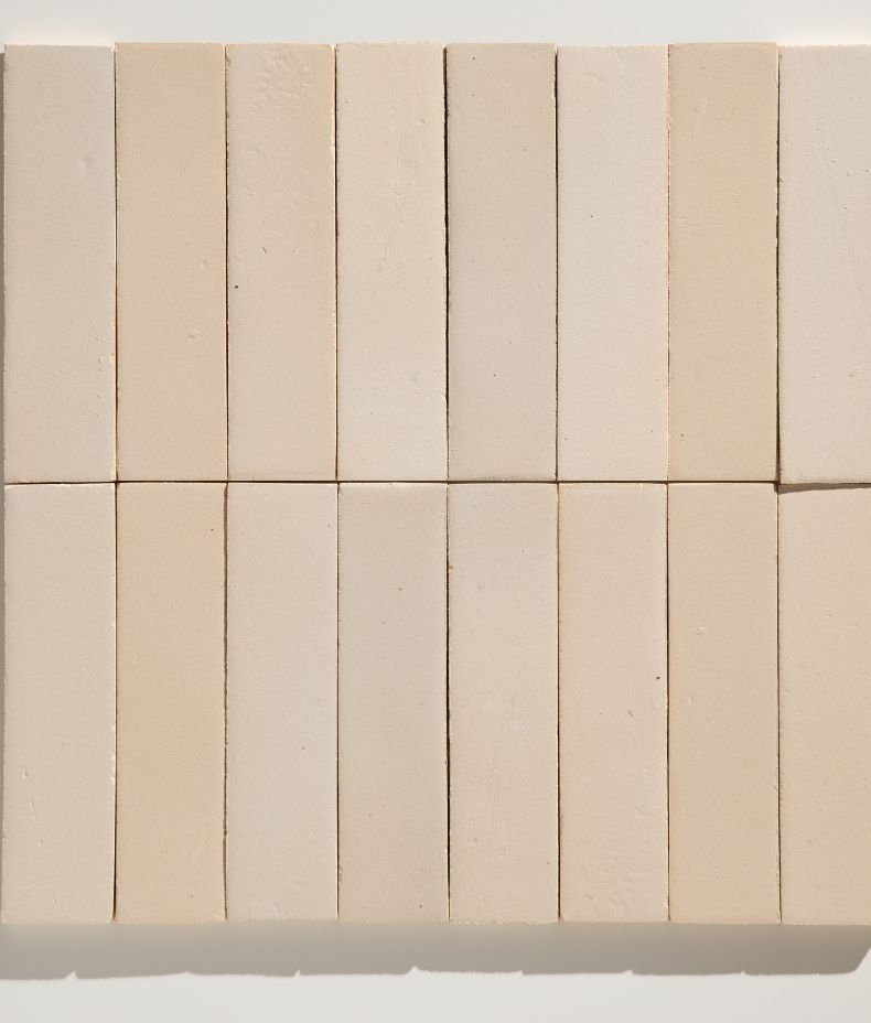 Stone Glaze Ceramic Chalkstone Gloss Brick 5x20cm Sample
