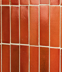 Stone Glaze Ceramic Imperial Red Gloss Brick 5x20cm Sample